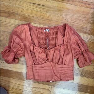 Reformation cropped top